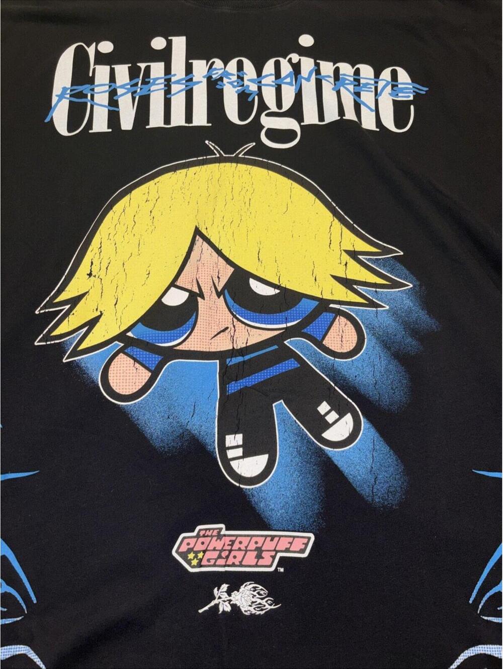 Civil Regime x Powerpuff Girls Oversized T-Shirt Size Large